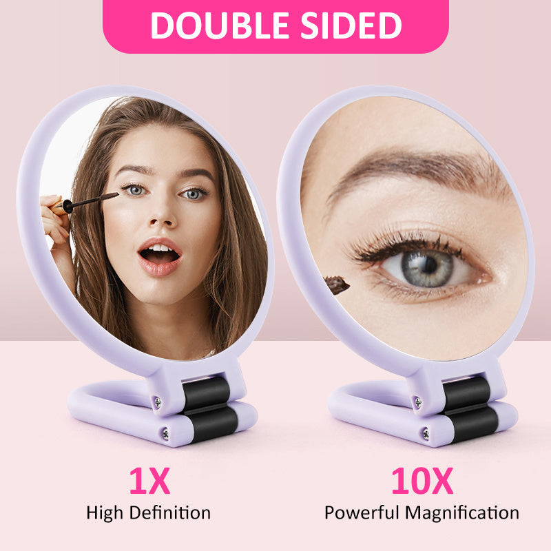 Purple Handle Mirror